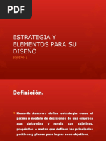 Estrategia y Elementos Para Su Diseño