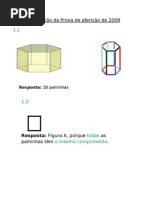 Correcção completa da Prova de Aferição de Matemática 2009