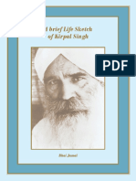 A brief Life Sketch of Kirpal Singh