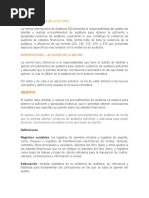 Concepto Universal de Auditoria  Auditoría financiera 