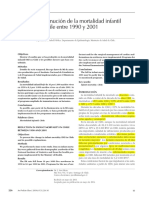 anexo 2 disminuci+¦n de la mortalidad infantil Chile 1990 2000