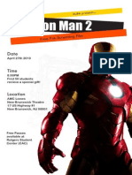 Ironman 2 Postcard Ad