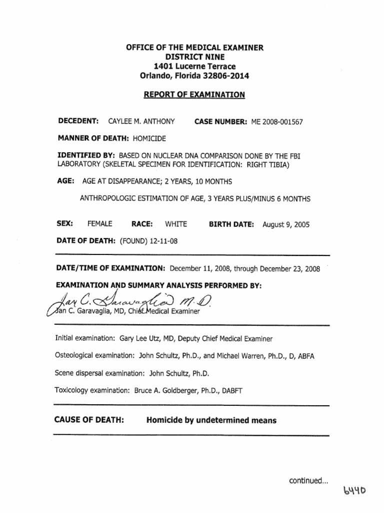 Caylee Anthony Autopsy PDF(00)