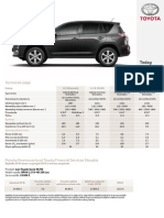 Toyota Rav4 - Cennik 2010 Maj