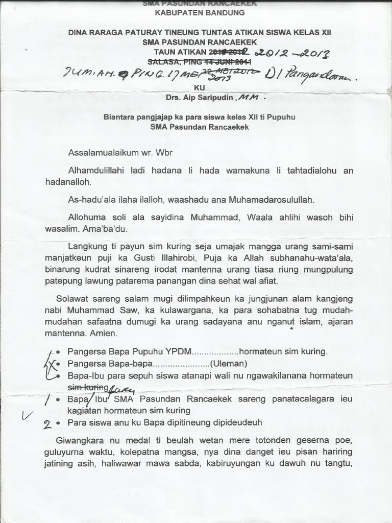 Contoh Biantara Bahasa Sunda
