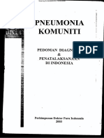 Diagnosis Dan Penatalaksanaan Pneumonia Komuniti PDPI 2003 PDF