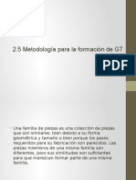 2.5 Metodología para La Formación de GT