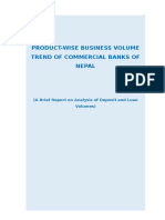 Productwise Business Volume Trend