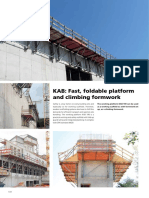 KAB: Fast, Foldable Platform and Climbing Formwork