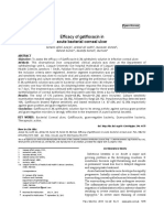 Efficacy of Gatifloxacin in Acute Bacterial Corneal Ulcer