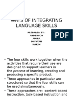 Ways of Integrating Language Skills