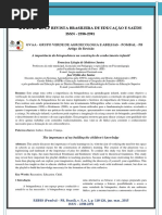 A Importância Da Brinquedoteca Na Construção Do Conhecimento Infantil