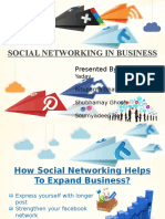 Social Networking in Business: Presented By