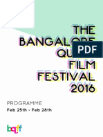 Bangalore Queer Film Festival Brochure
