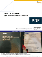 SC Presentation On KEMA - DNV GL Type Test