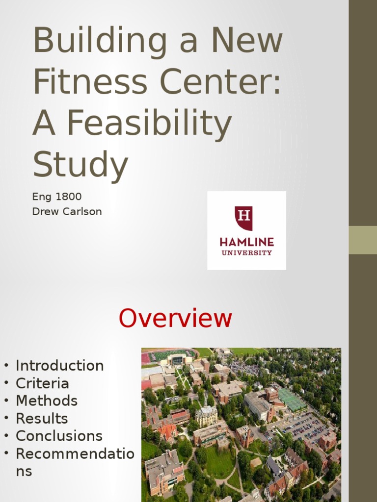 Feasibility Study for New Fitness Center | PDF | Science | Business