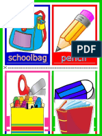 Classroom Objects Flashcards