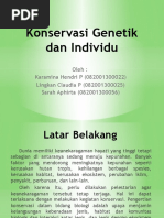Download Konservasi Genetik Dan Individu by lingkan SN309552017 doc pdf