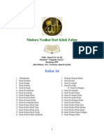 Mutiara Nasihat Dari Kitab Zabur