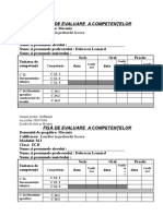  Evidenta Fise de Evaluare