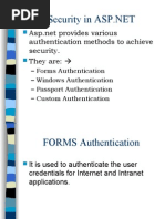 Authentication Methods To Achieve Security. They Are