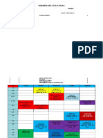 Horario Del Ciclo 2015