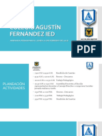Rendicion de Cuentas Colegio Agustín Fernández Ied