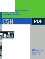 CSN. Medición de Tritio