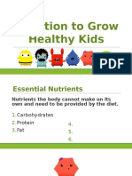 Nutrition To Grow Healthy Kids