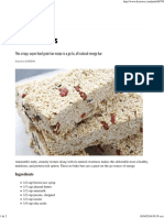 Dr. Oz No-Bake Amaranth Energy Bars Recipe