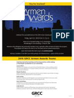 2016 Armen Awards Email Invite