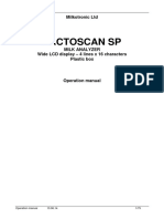 Lactoscan Guia de Manejo de Analizador de Leche