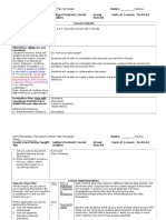 USF Elementary Education Lesson Plan Template Sena