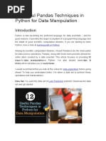 Download 12 Useful Pandas Techniques in Python for Data Manipulation by xwpom2 SN309584074 doc pdf