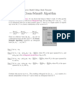 The Gram-Schmidt Algorithm