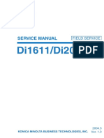 Konica Minolta Di1611-2011 Field Service Manual PDF