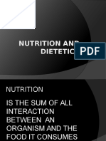 Nutrition and Dietetics-Lecture