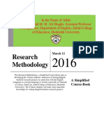 Simplified Course Book of Research Methodology 4thYE by DR Shaghi 2015 2016