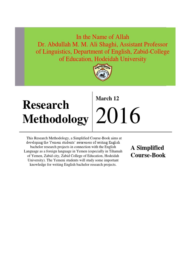 Research methodology course online picture