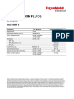 Solvente 3 Importado Especificaciones (I) EXXONMOBIL