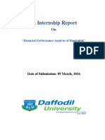 An Internship Report: "Financial Performance Analysis of Banglalink"