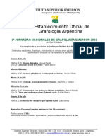 Primer Establecimiento Oficial de Grafología Argentina: Instituto Superior Emerson