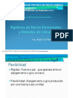 Riguides de Barras Elementales y Metodos de Calculo