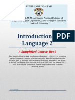 Simplified Coursebook of Introduction to Language 2 by Dr Shaghi 2nd Sem 2015 2016