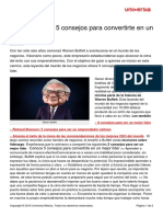 Warren Buffett 5 Consejos Convertirte Mejor Lider