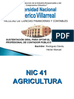  Aplicacion de la NIC 41 - Agricultura