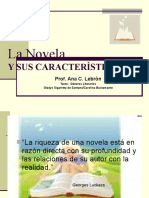 La Novela y sus caracteristicas.