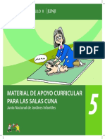 Colección Currículo II - Nº 5 Material de Apoyo Curricular Para Salas Cuna