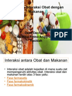 Pengaruh Interaksi Obat Dengan Kebutuhan Gizi