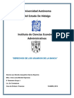 Derechos de Los Usuarios de La Banca Sintesis de Lectura